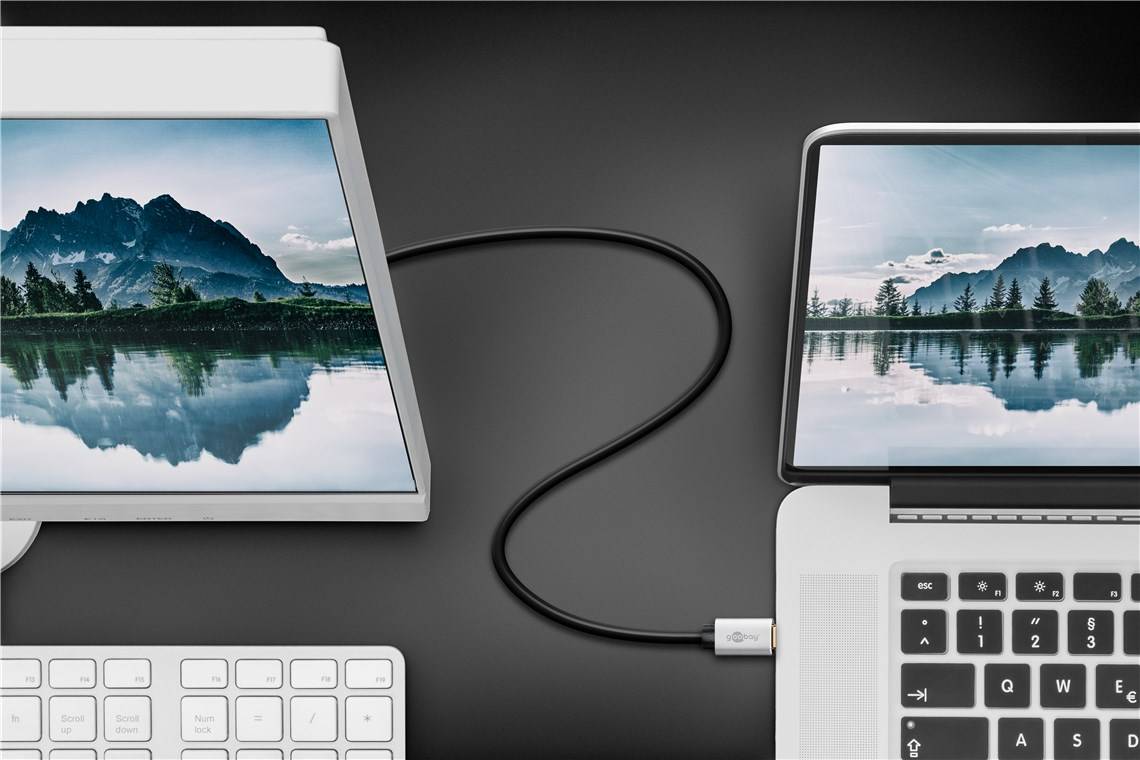 Goobay Adapterkabel USB-C™ auf DisplayPort, 3 m USB-C™-Stecker > DisplayPort-Stecker-4