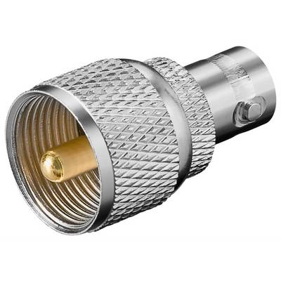 Goobay BNC-Kupplung > UHF-Stecker mit vergoldeten Kontakten-0