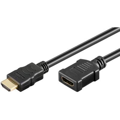 Goobay High-Speed-HDMI™-Verlängerungskabel mit Ethernet HDMI™-Stecker (Typ A) > HDMI™-Buchse (Typ A) 1.5 m