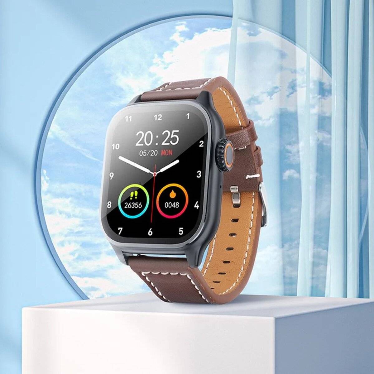 HOCO Smartwatch Y17 Smarte Sportuhr Bluetooth Technologie 300 mAh Wasserdicht Schwarz-1