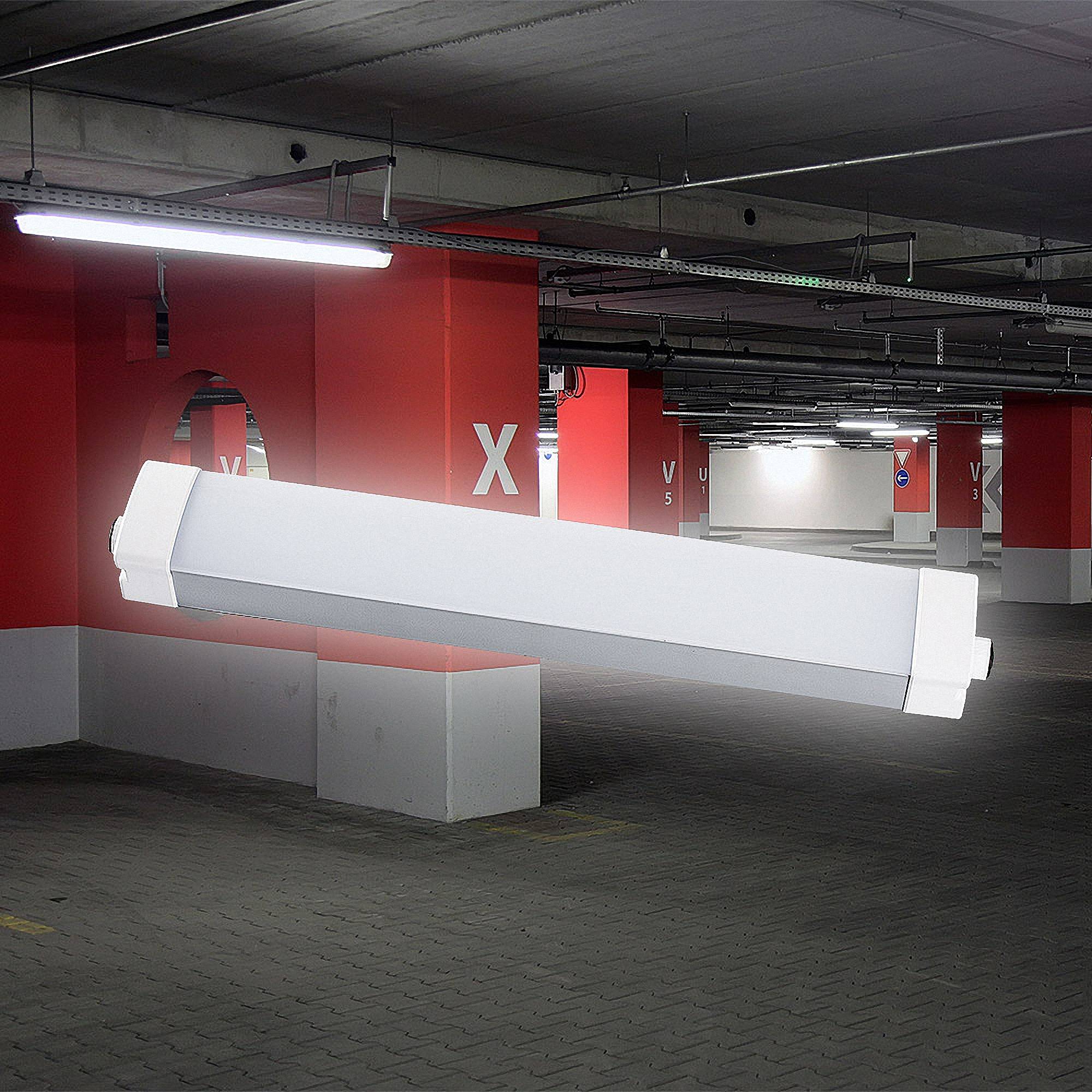LED Feuchtraumwannenleuchte 4000K Neutralweiß 120CM 50W-2