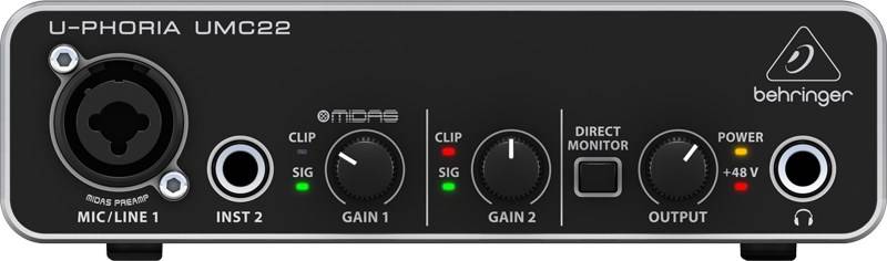 UMC22 - USB audio interface-1