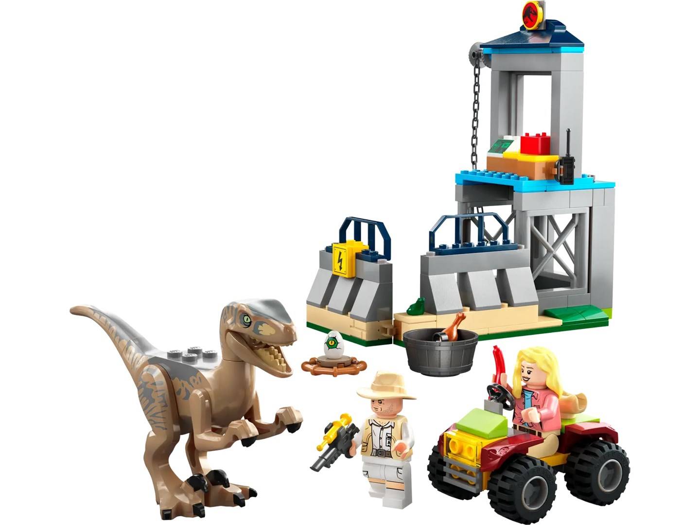 LEGO Jurassic World Flucht des Velociraptors (76957 )-2