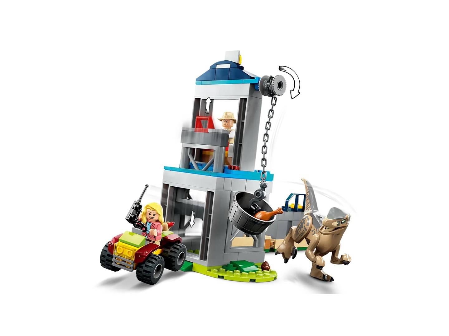 LEGO Jurassic World Flucht des Velociraptors (76957 )-4
