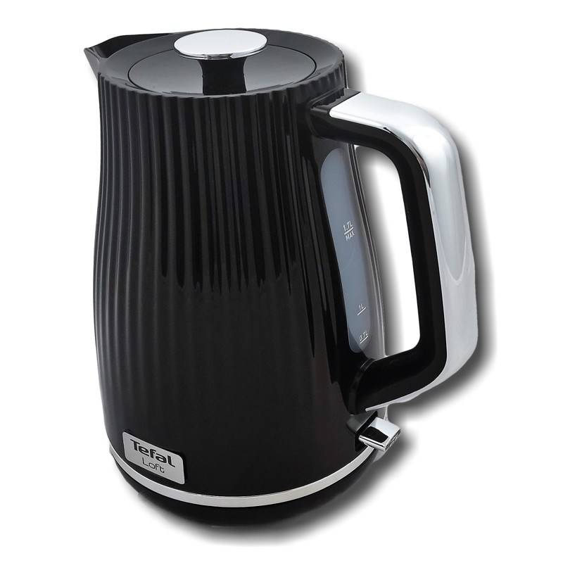 Loft Kettle 1.7liter Black with chrome details-1