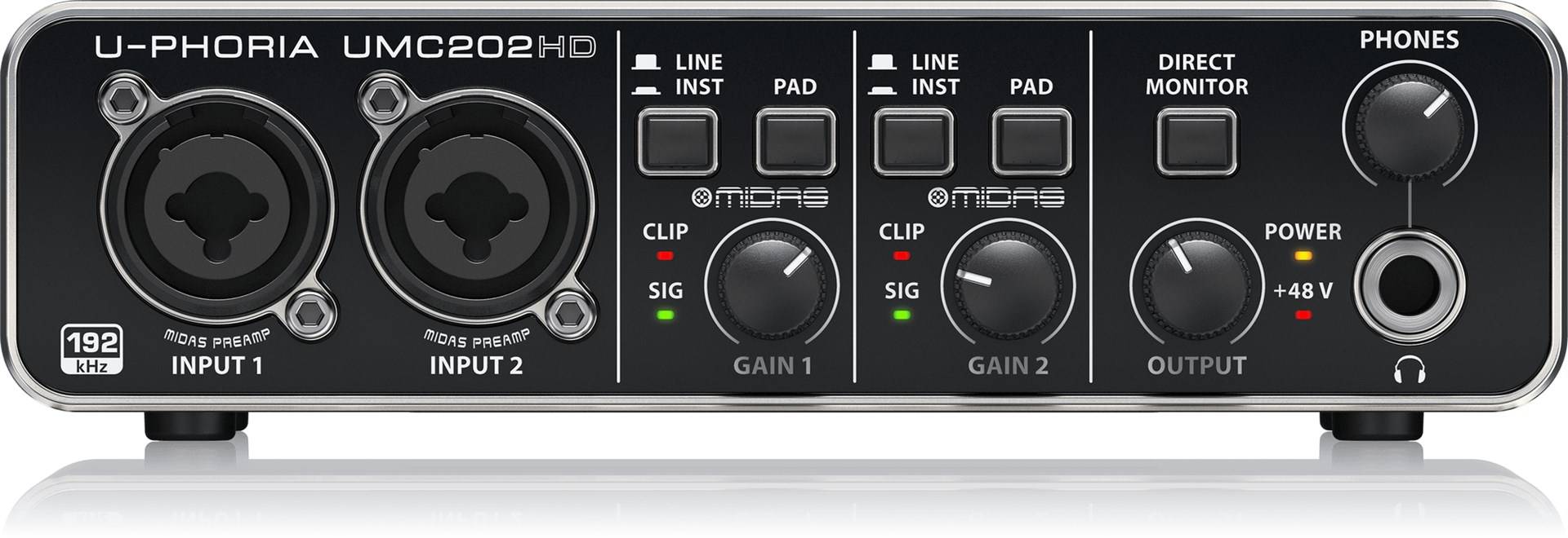 Behringer UMC202HD Aufzeichnende Audio-Schnittstelle (27000445)-0