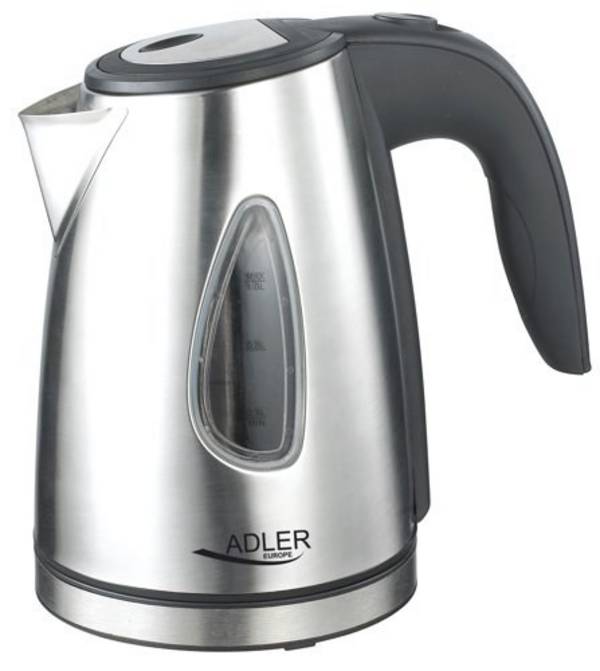 Electric kettle AD 1203 1500W 1l colour silver