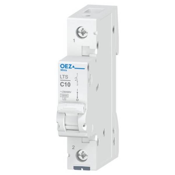 1pol 10A Leitungs-Schutzschalter C-Charakteristik 10kA, AC 230V / DC 60V Niederspannung Automat