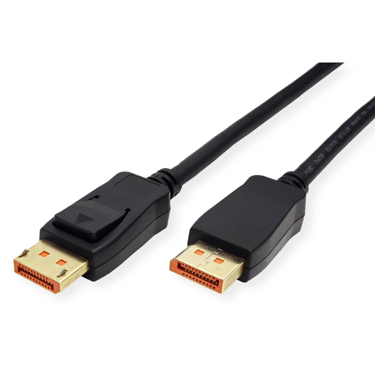 ROLINE DisplayPort Kabel, v2.1, 10K, DP ST - ST, schwarz, 3 m-2
