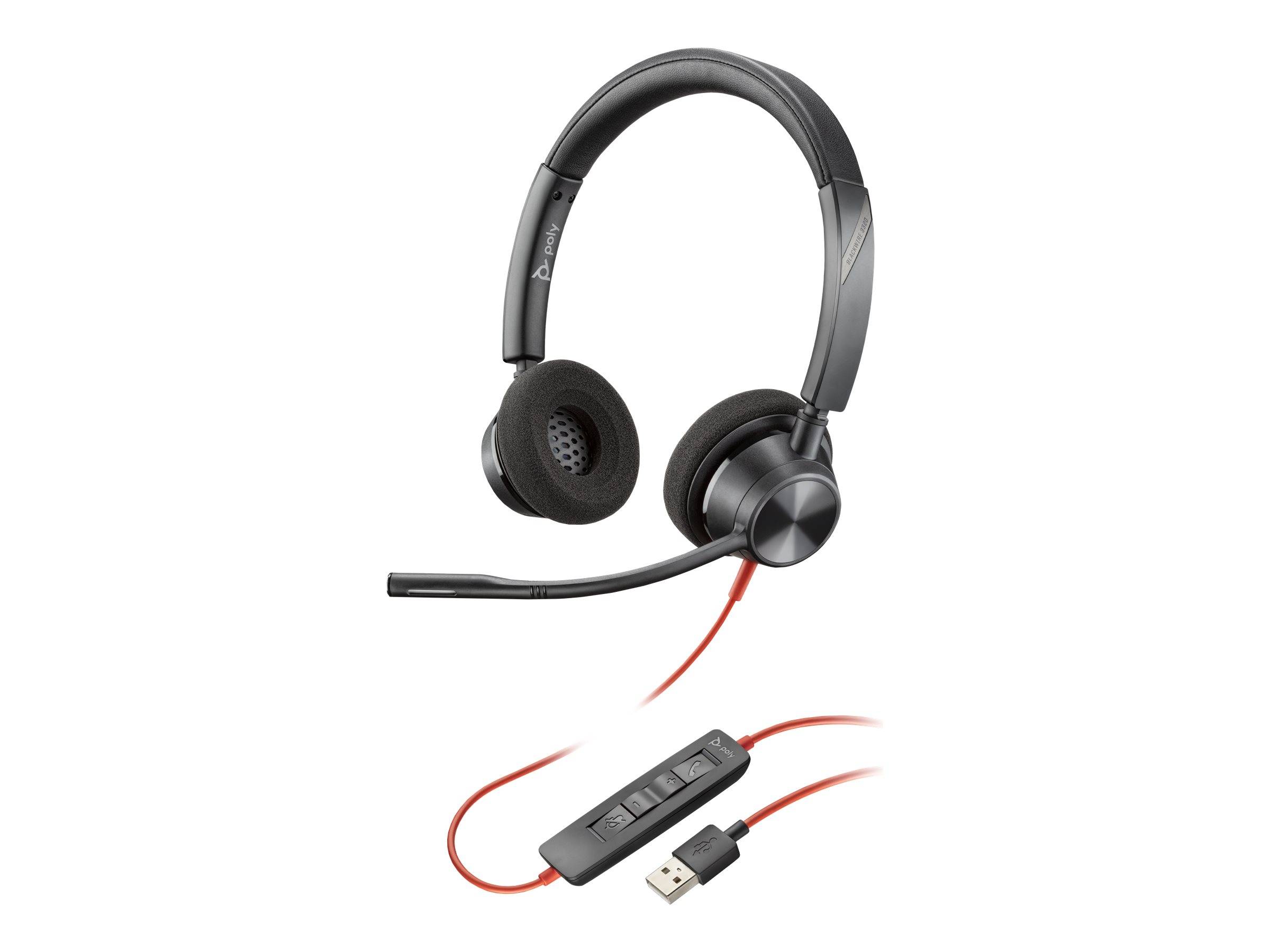 HP - Poly Blackwire 3320 - Blackwire 3300 series - Headset-0