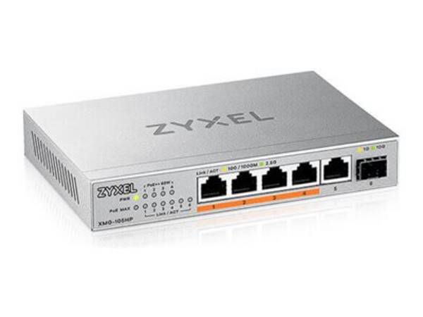 Zyxel XMG-100 Series XMG-105HP - Switch - nicht verwaltet - unmanaged - 5 x 100/1000/2.5G (PoE++)