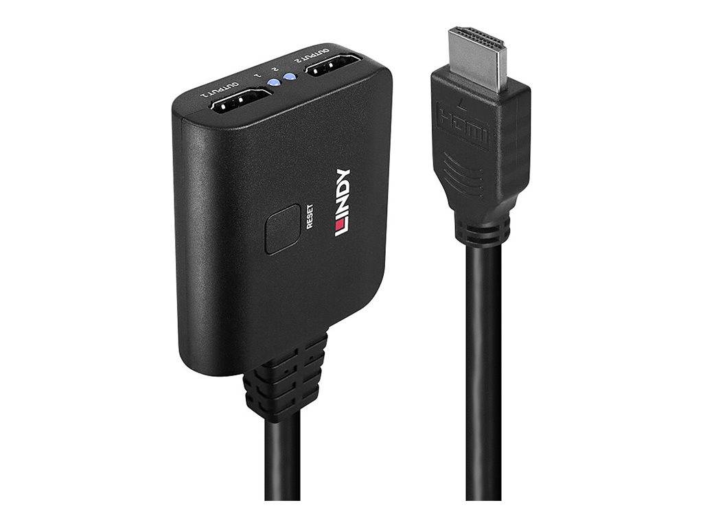 Lindy - HDMI Splitter - HDMI, Mikro-USB Typ B (nur Strom)-0