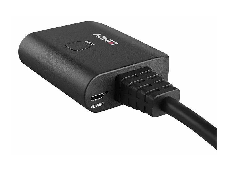 Lindy - HDMI Splitter - HDMI, Mikro-USB Typ B (nur Strom)-2