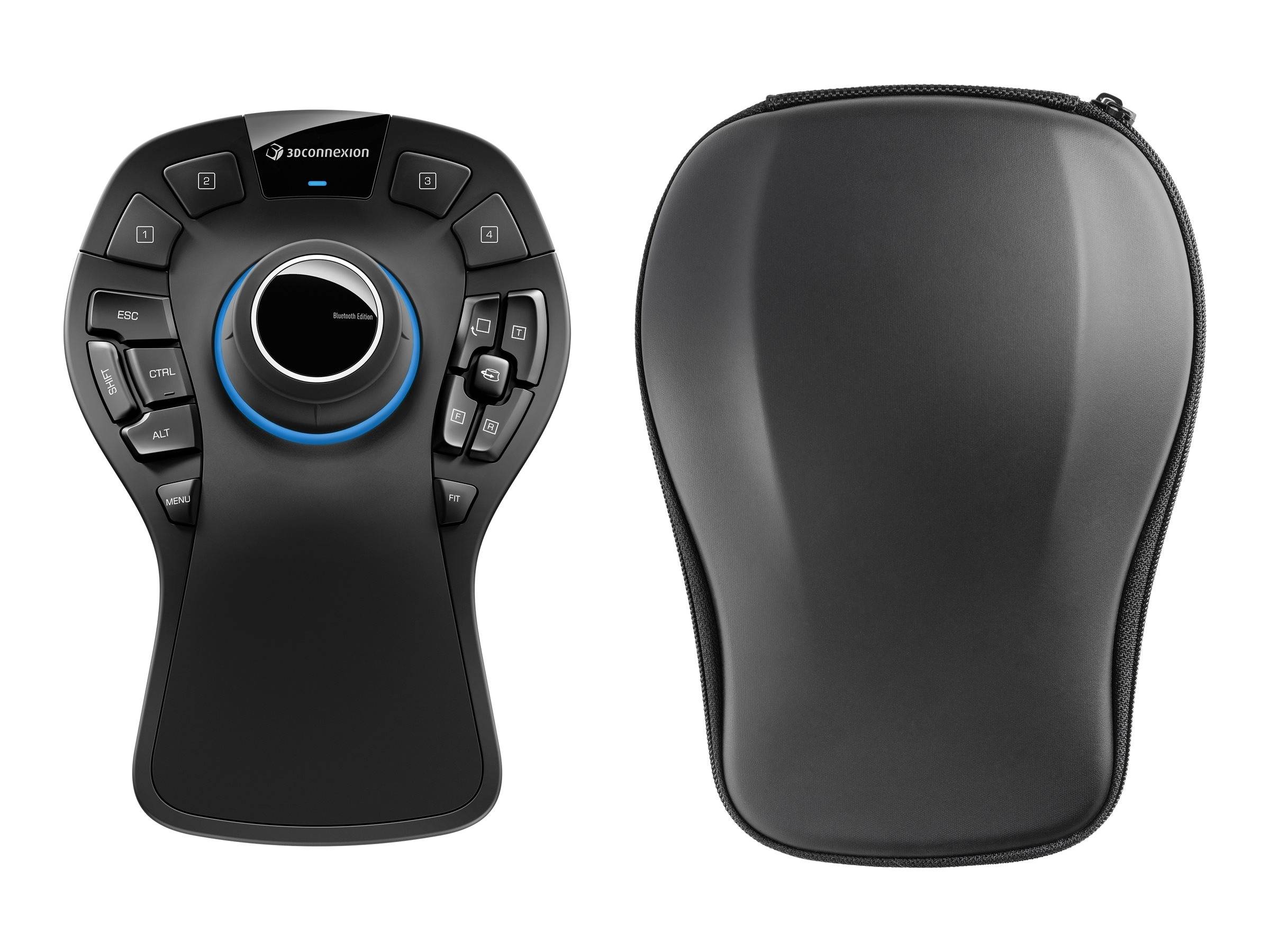 3Dconnexion SpaceMouse Pro Wireless - Bluetooth Edition - 3D-Maus - ergonomisch - 15 Tasten - kabellos - 2.4 GHz, Blueto-2