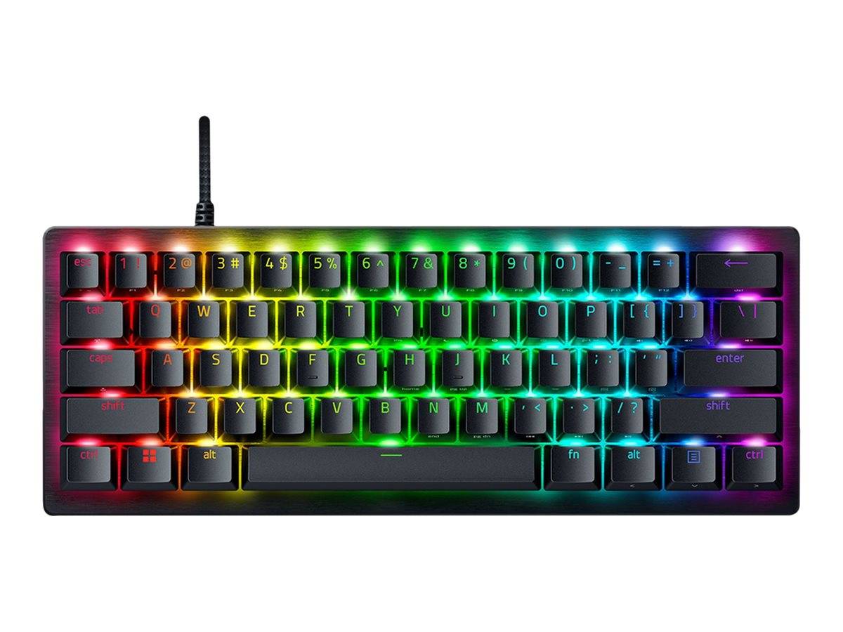 Razer Huntsman V3 Pro - Tastatur - 60% - mini - Hintergrundbeleuchtung - USB-C - QWERTZ - Deutsch - Tastenschalter: Raze-0