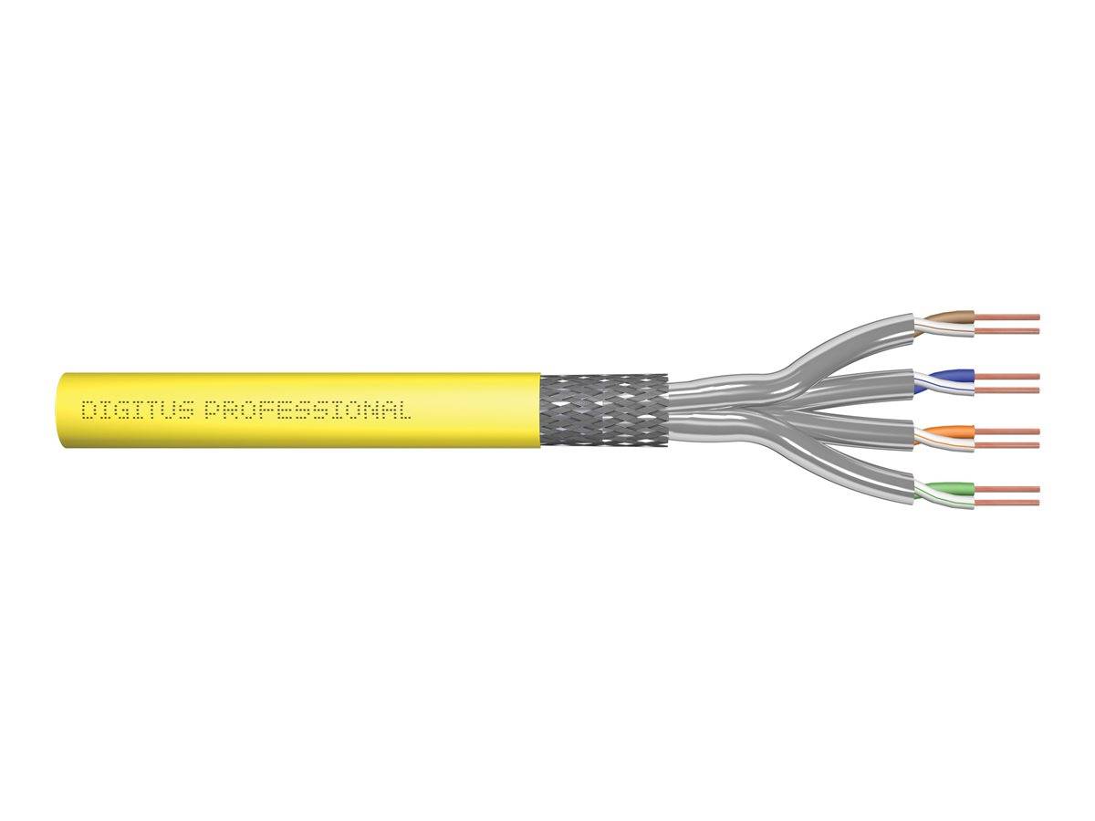 DIGITUS - CAT 7A S/FTP, Verlegekabel, 500 m, Simplex, Dca-s1a d1 a1-1
