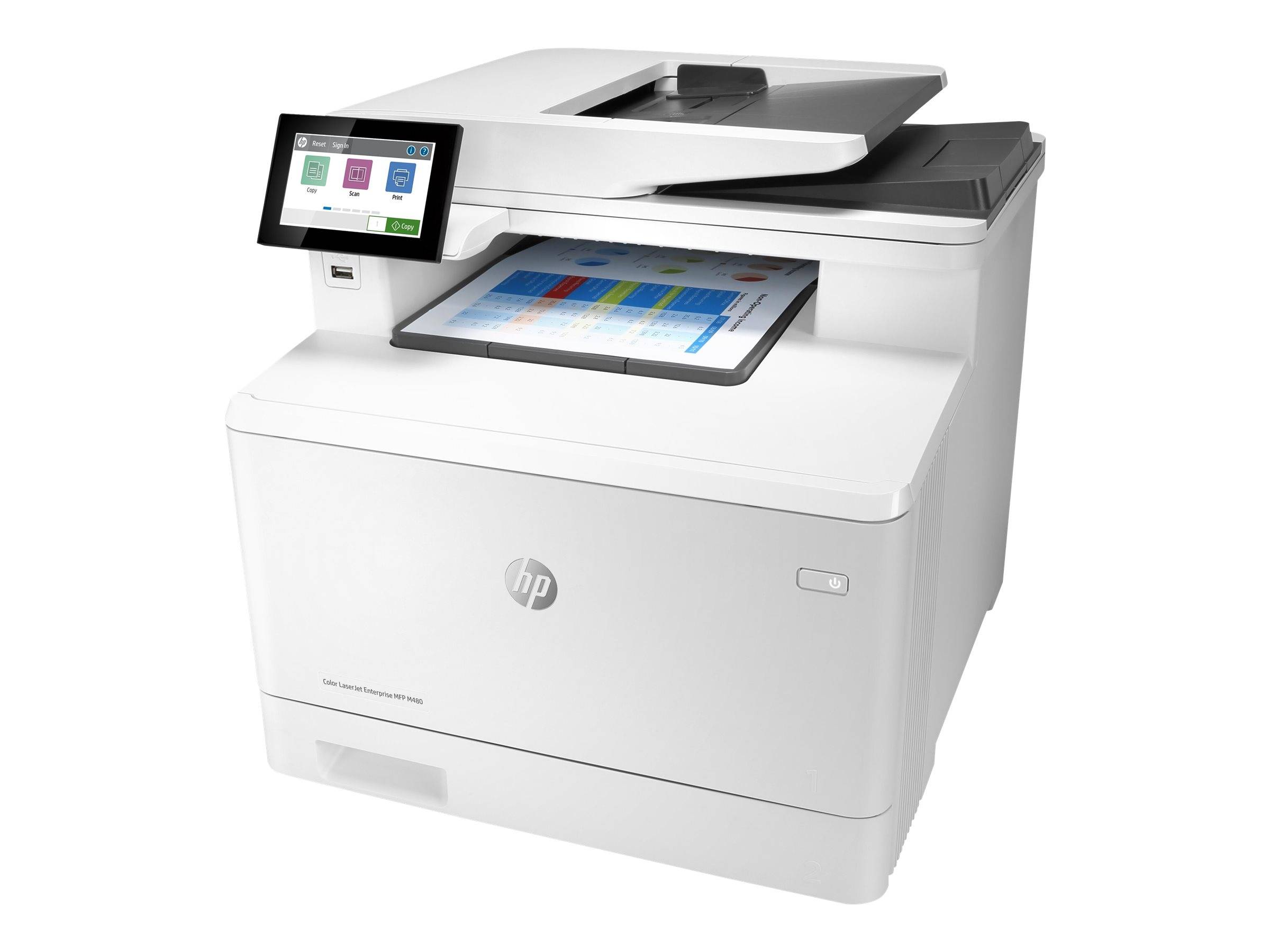 HP Color LaserJet Enterprise MFP M480f - Multifunktionsdrucker - Farbe - Laser - A4 (210 x 297 mm)-0