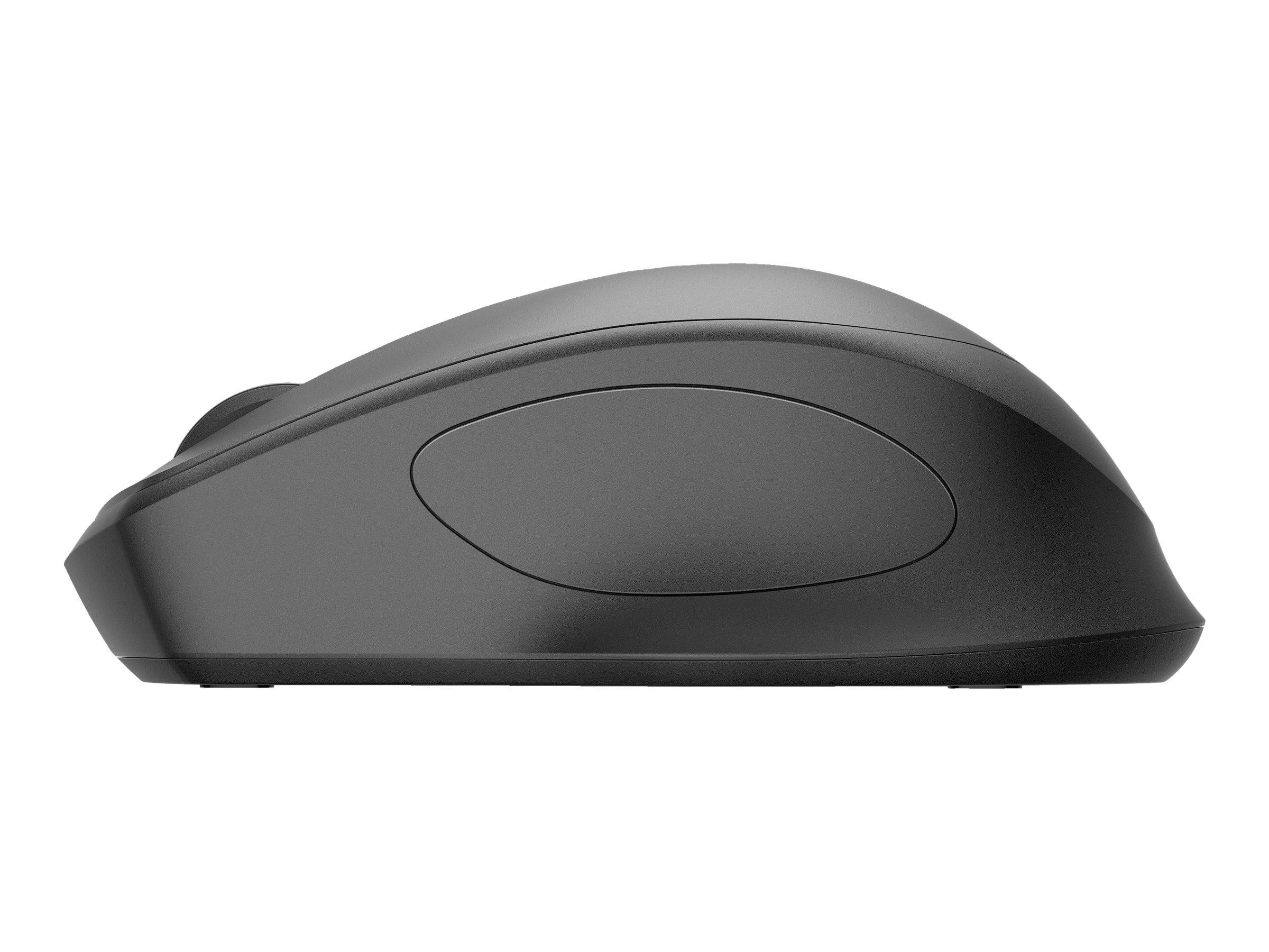 HP 285 Silent - Maus - ergonomisch - optisch - kabellos - 2.4 GHz - kabelloser Empfänger (USB)-1