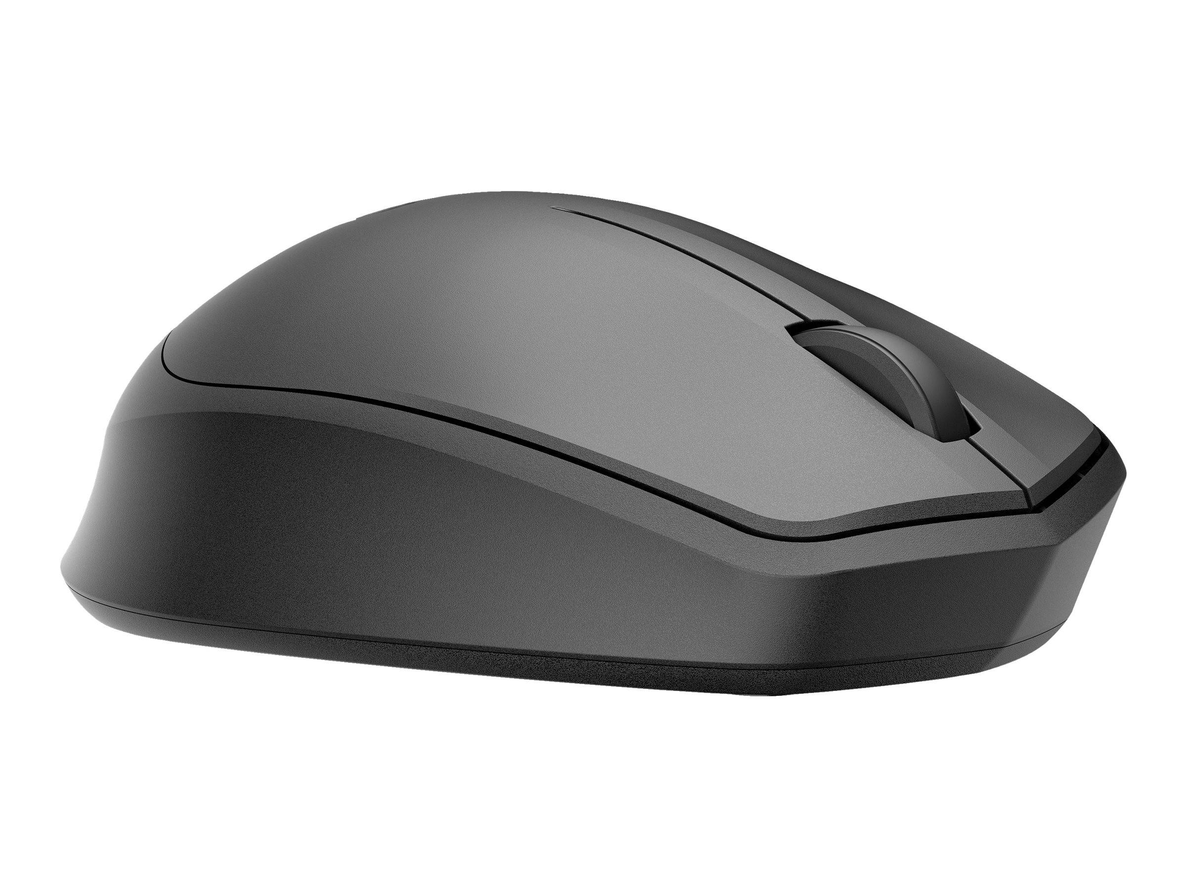 HP 285 Silent - Maus - ergonomisch - optisch - kabellos - 2.4 GHz - kabelloser Empfänger (USB)-4