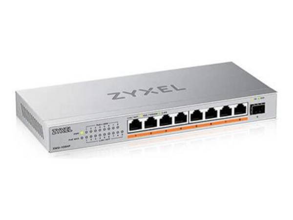 Zyxel XMG-100 Series XMG-108HP - Switch - nicht verwaltet - unmanaged - 8 x 100/1000/2.5G (PoE++)