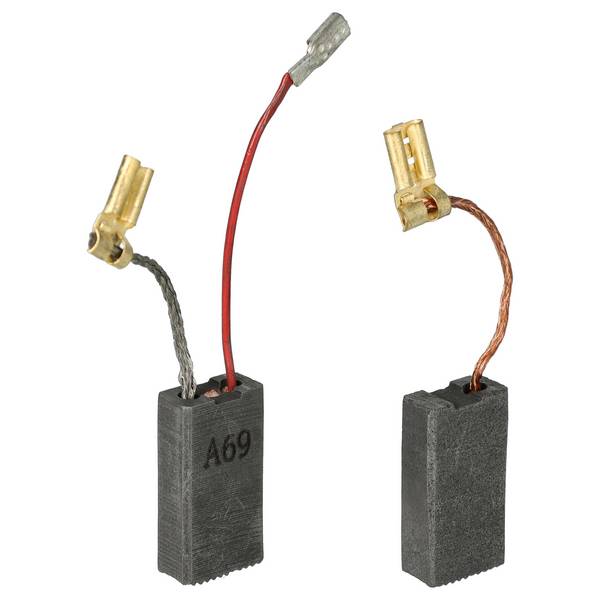 vhbw 2x Kohlebürste 23 x 12,3 x 6,2 mm Ersatz für Bosch 1 617 014 144 für Elektrowerkzeug, Bohrhammer