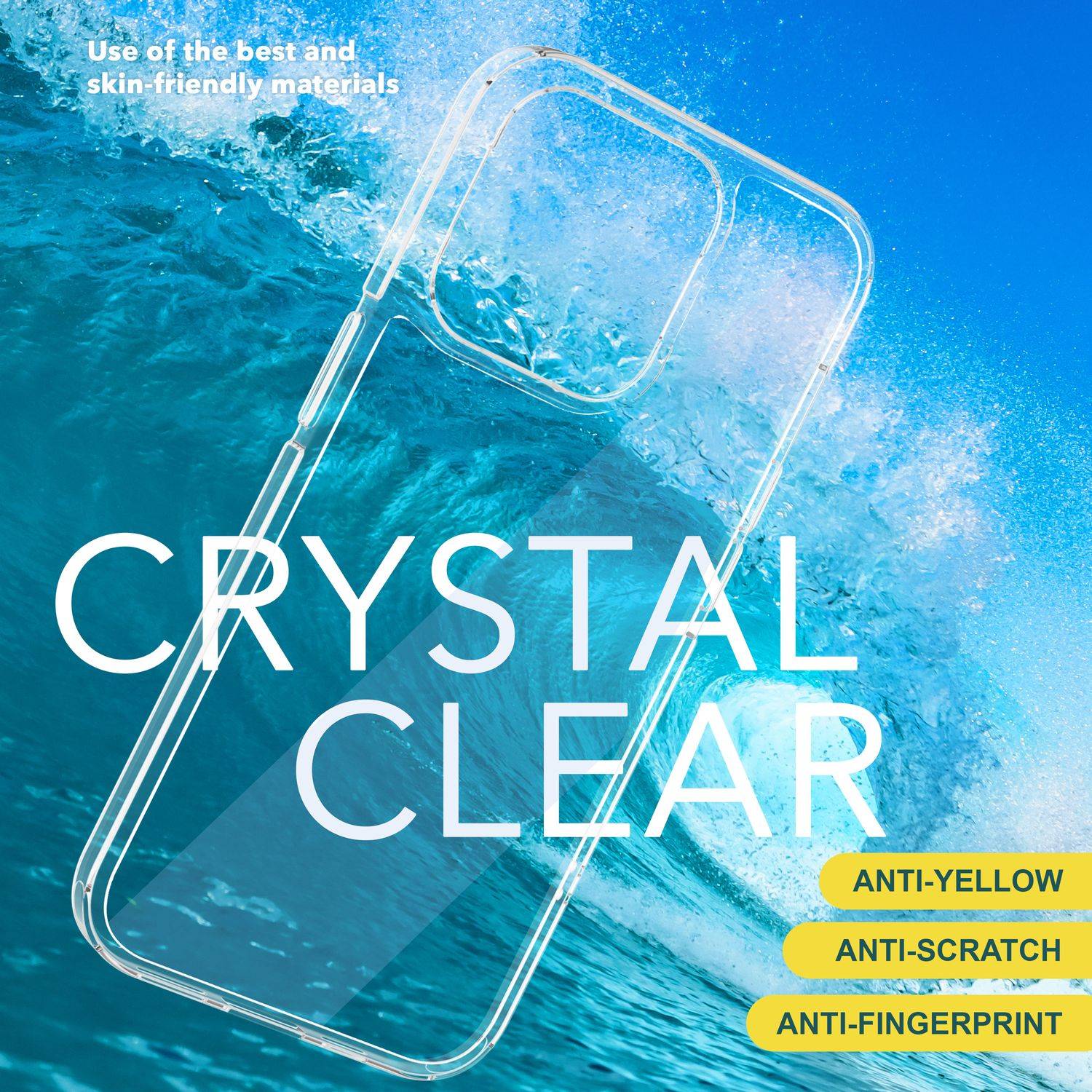 Hülle Klar für iPhone 15 Clear Hard Case Schutz Tasche Handyhülle Hart PC Cover-2
