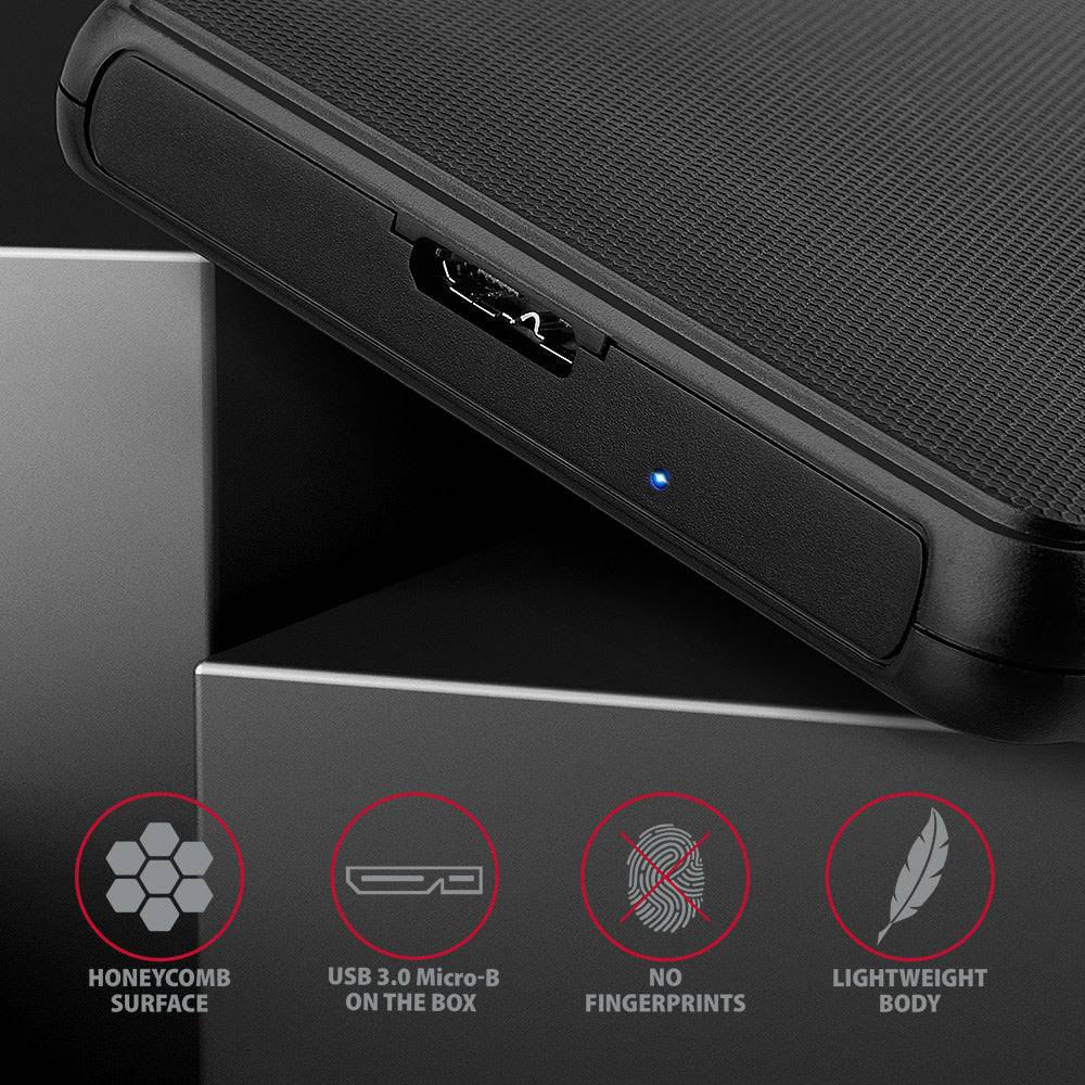 EE25-SL Schraubenlose USB 3.2 Gen 1 - SATA 6G externe Box für 2.5" SSD/HDD, HDD-2
