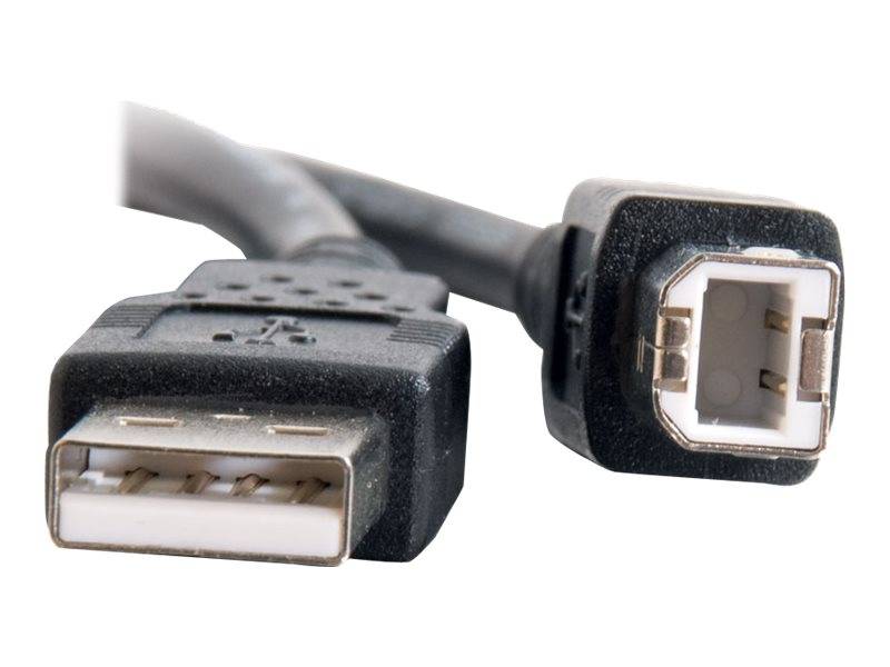 3.3ft USB A to USB B Cable - USB A to B Cable - USB 2.0 - Black - M/M - USB-Kabe-3