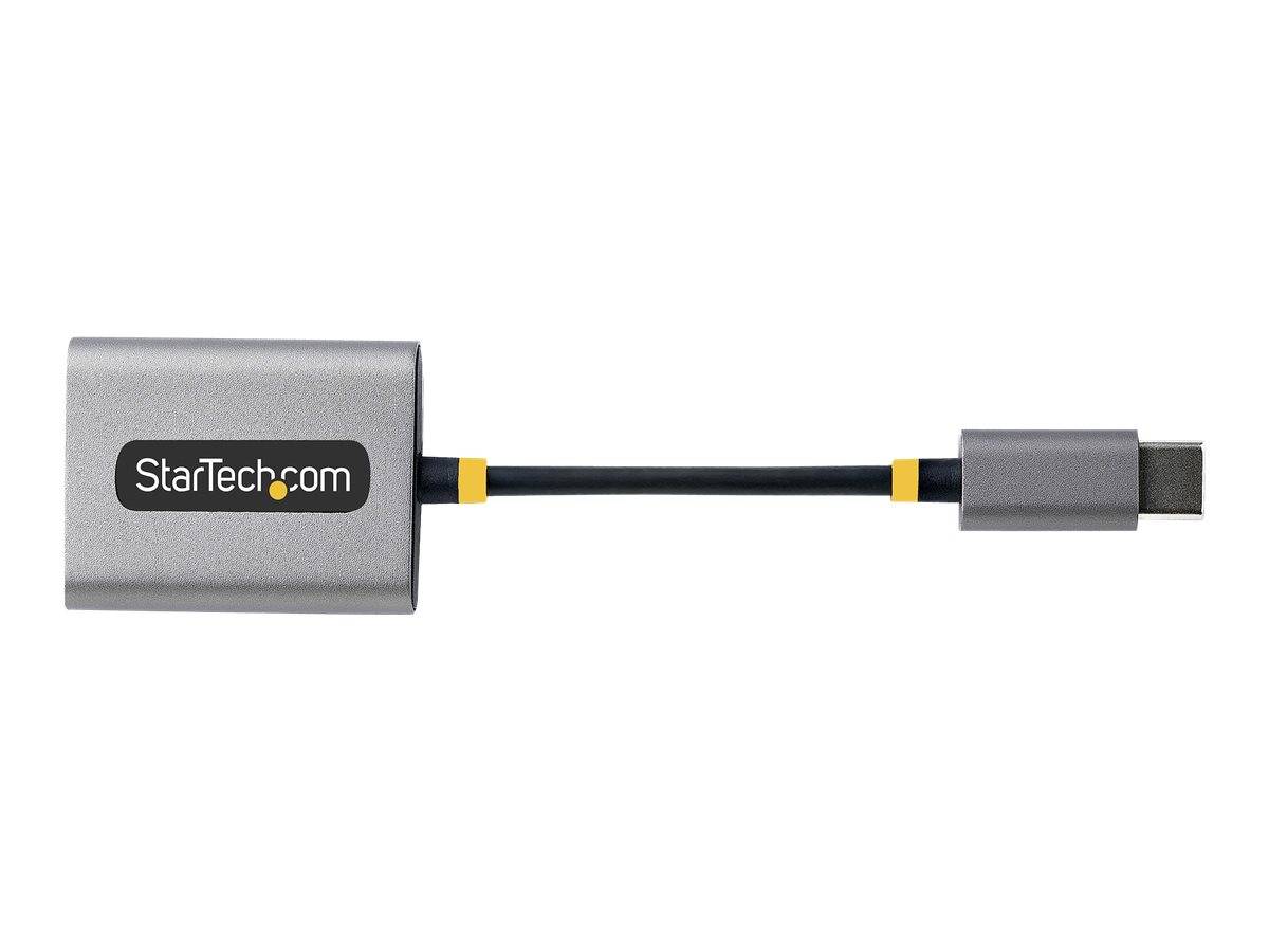 StarTech.com USB-C Headphone Splitter, USB Type C Dual Headset Adapter w/Microphone Input, USB C to 3.5mm Adapter/Earpho-1