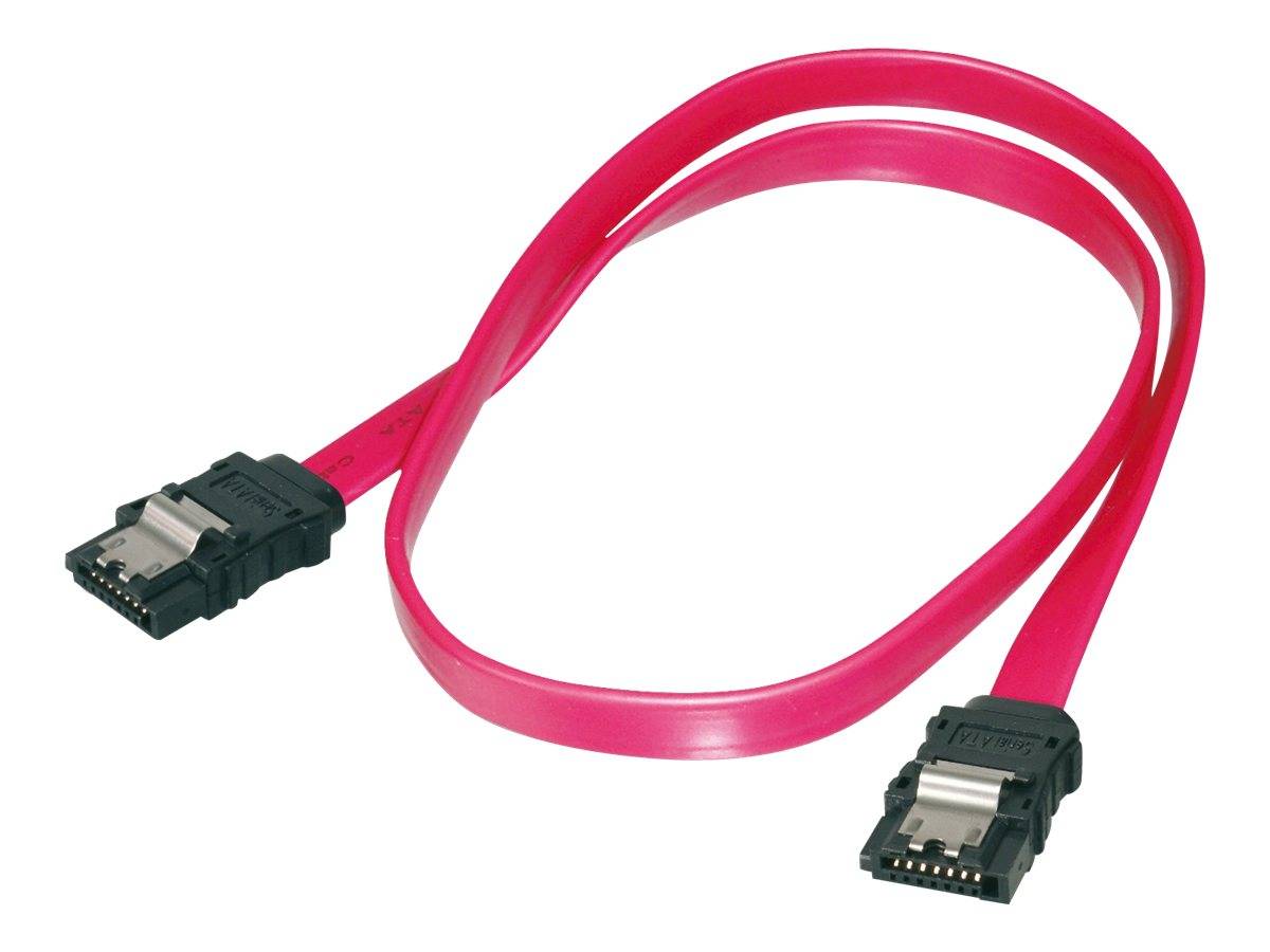 Digitus Festplatten Anschlusskabel [1x SATA-Buchse 7pol. - 1x SATA-Buchse 7pol.] 0.75 m Rot-2