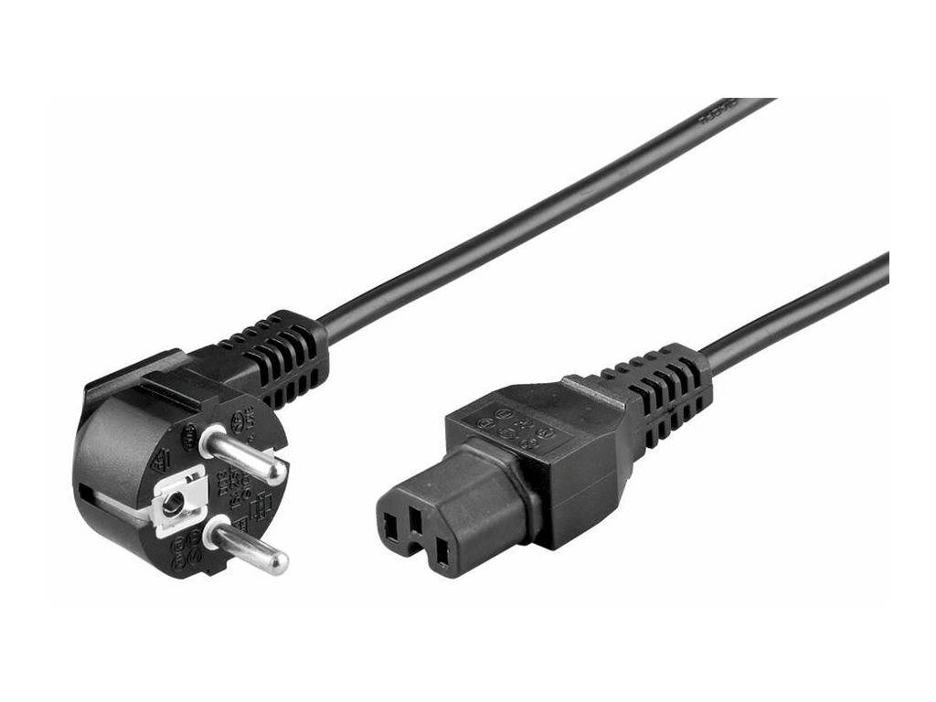 MicroConnect PowerCord - Stromkabel - IEC 60320 C15 zu power CEE 7/7 (M)-0