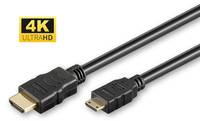 Microconnect HDM19193V2.0C, 3 m, HDMI Typ A (Standard), HDMI Type C (Mini), 4096 x 2160 Pixel, 3D, Schwarz-0