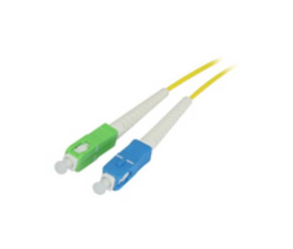 SYNERGY 21 - LWL-1-Faser-Patchk. 1.5mtr.SC-SC APC - 9/125u - OS2 - G657A2 - AD 2mm - Single- bzw. Monomode-Faser - 1,5 m