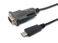 Equip Kabel USB / seriell - USB-C (M) zu DB-9 (M)-1