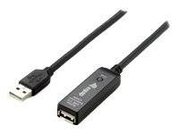 equip 10m USB A A Schwarz Kabel 2.0 Extension Cable-0