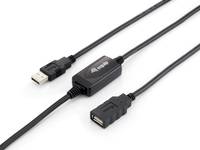equip 10m USB A A Schwarz Kabel 2.0 Extension Cable-3