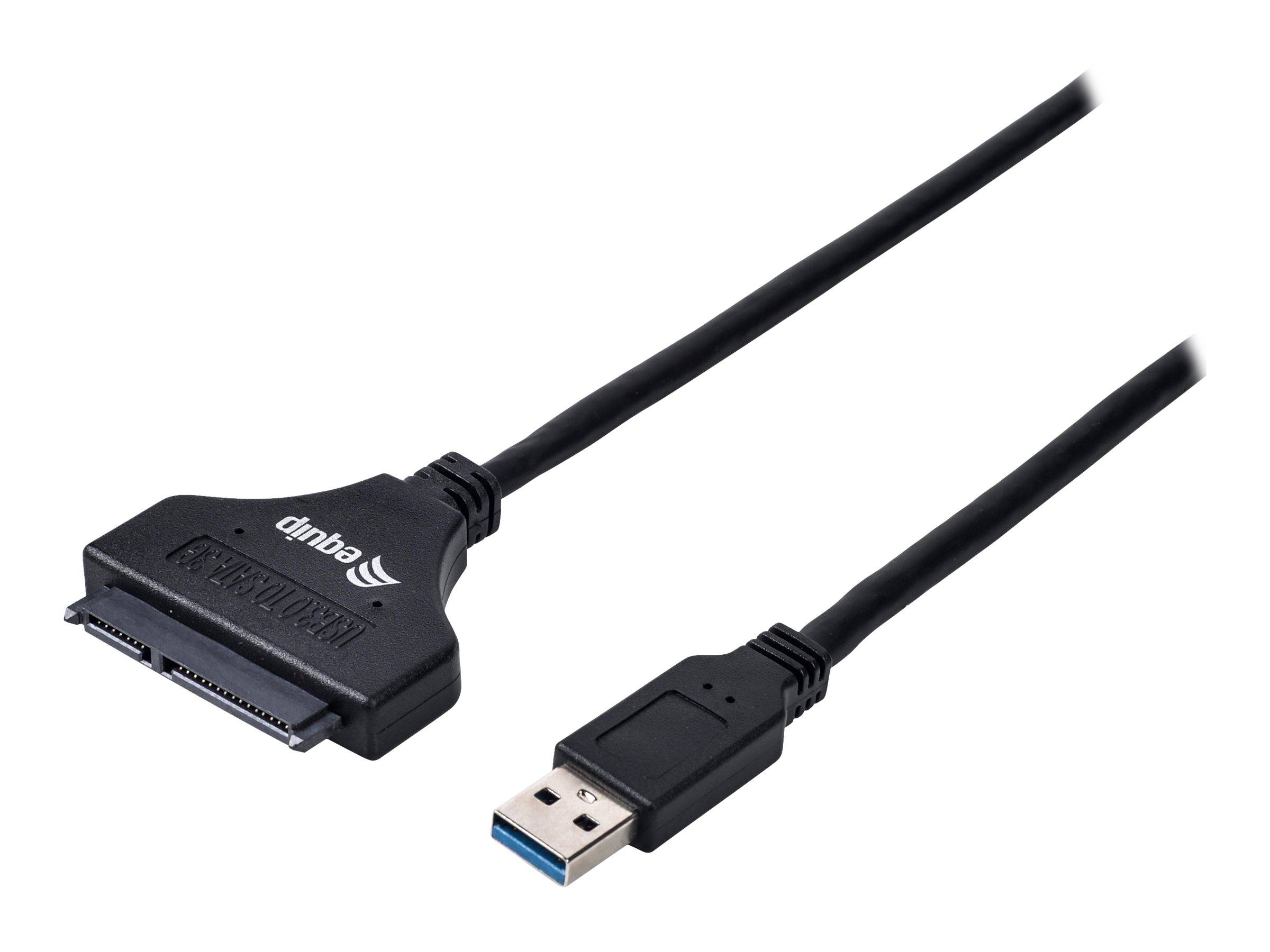 Equip Speicher-Controller - 2.5" (6.4 cm) - SATA - 5 Gbit/s - USB 3.0 - Schwarz-0