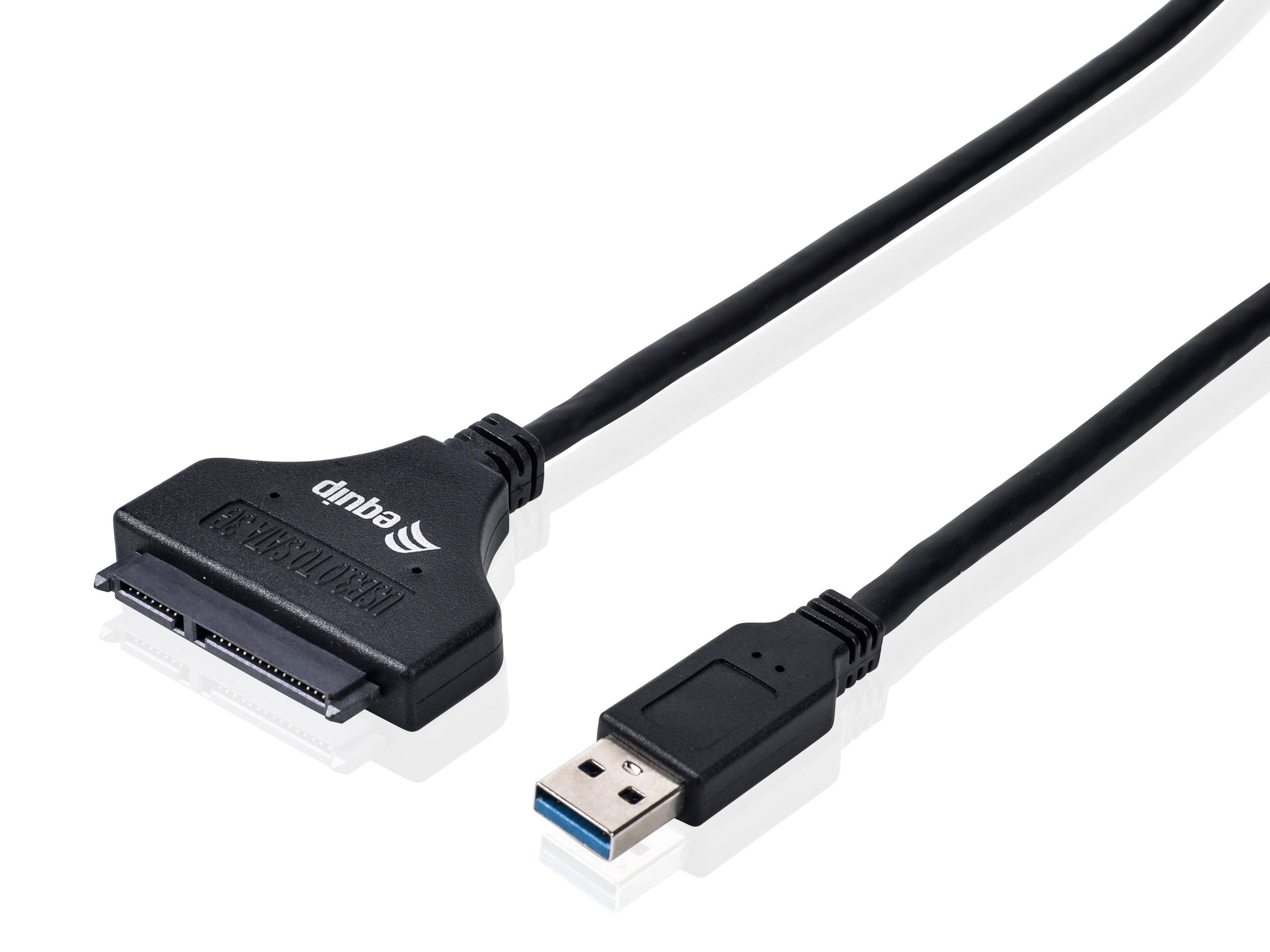 Equip Speicher-Controller - 2.5" (6.4 cm) - SATA - 5 Gbit/s - USB 3.0 - Schwarz-2