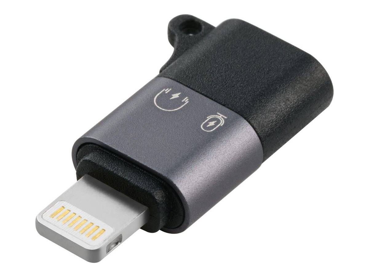 MicroConnect USB-C Lightning Adapter, Silver-0