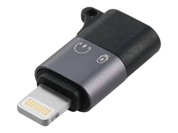 MicroConnect USB-C Lightning Adapter,  Silver