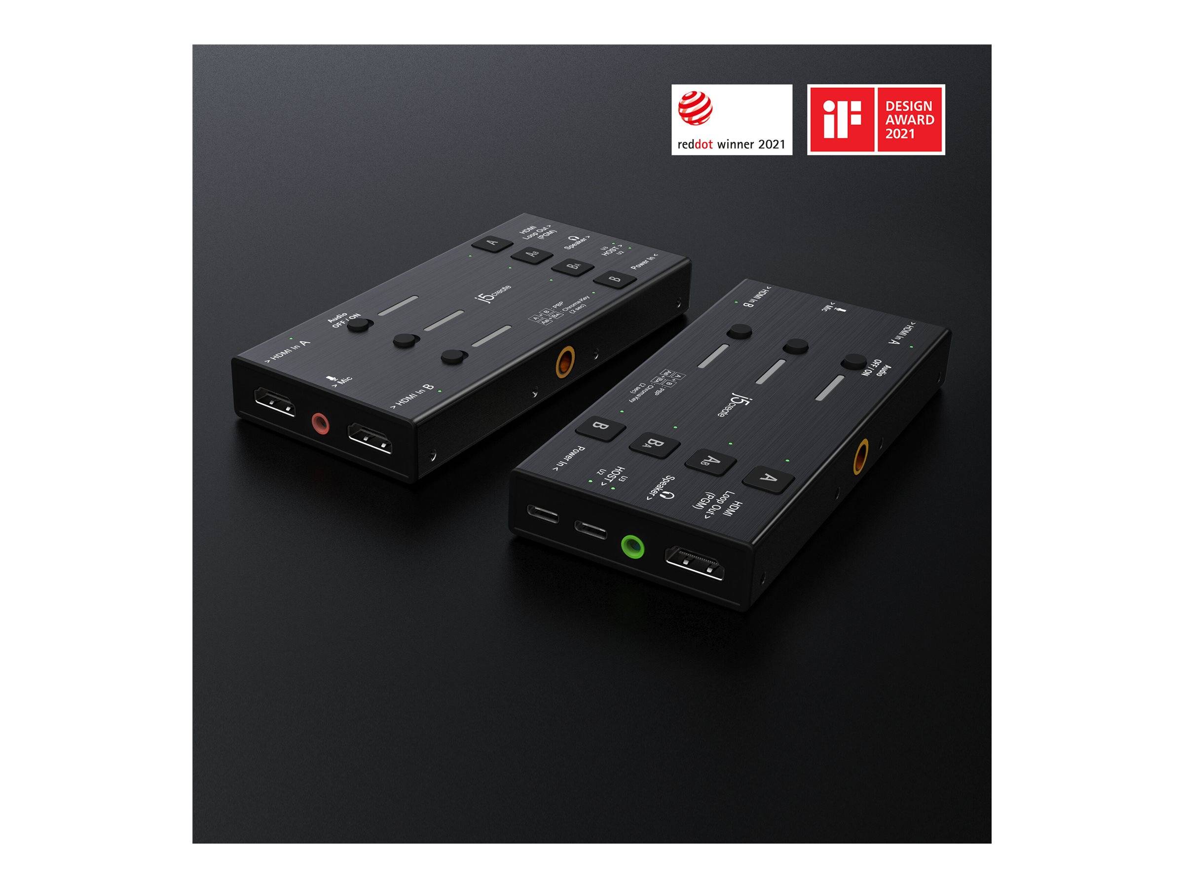 j5create JVA06 video capturing device Audio & Video-3