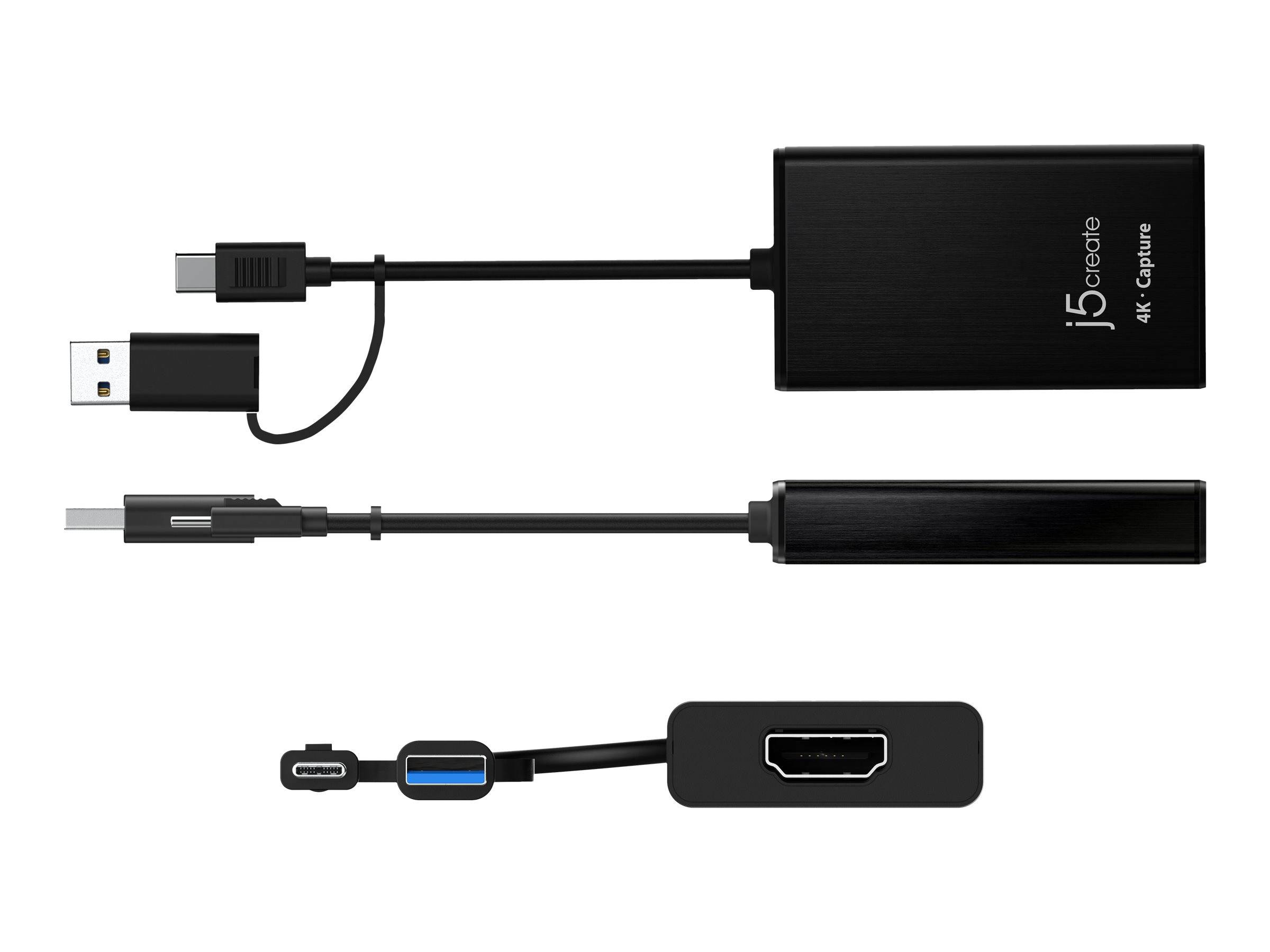 j5create JVA11 - Videoaufnahmeadapter - USB 3.2 Gen 1, USB-C 3.2 Gen 1-1