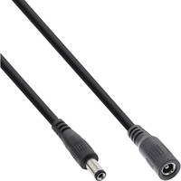 InLine® DC Verlängerungskabel, 5,5 x 2,5 mm, AWG 18, schwarz, 1 m-3