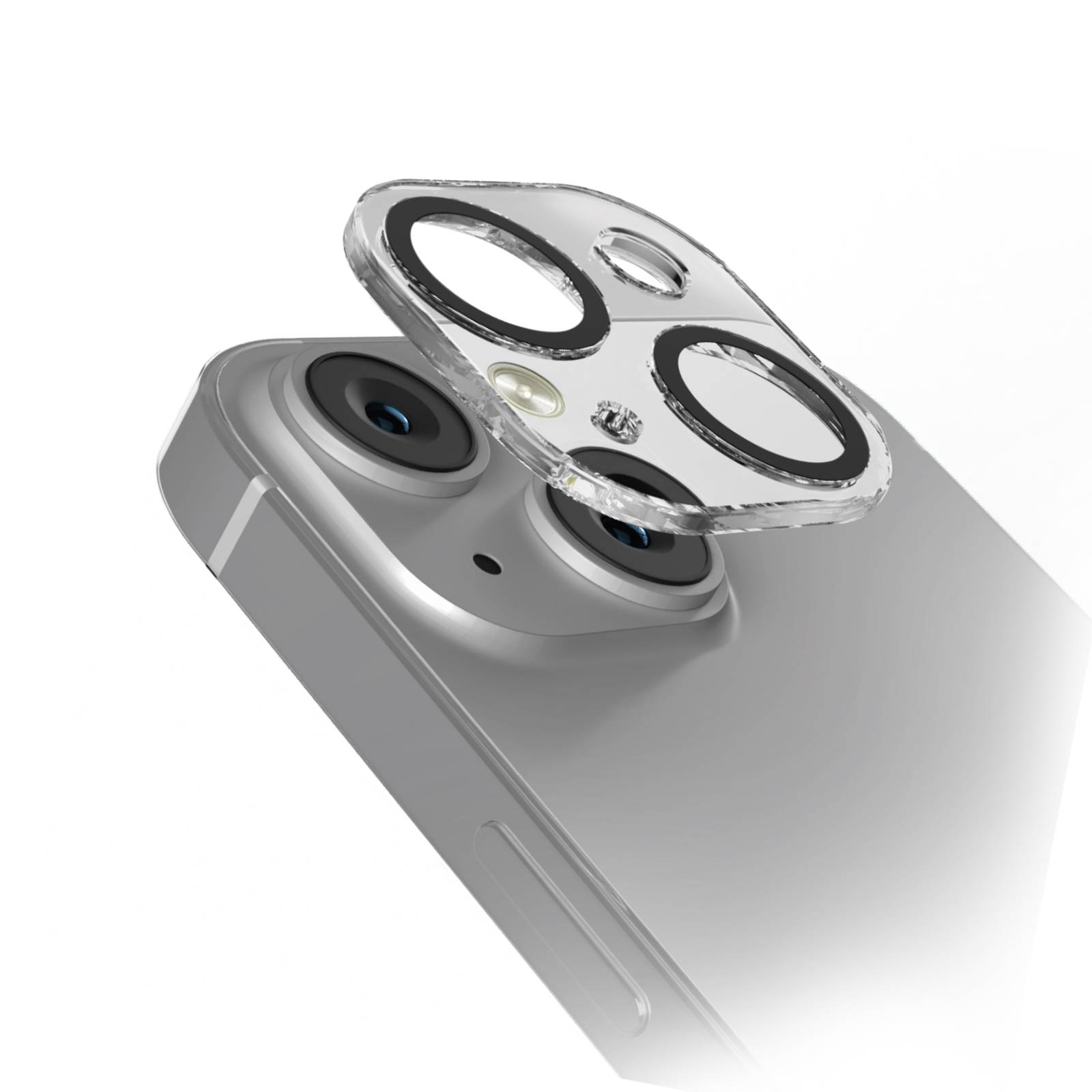 SBS Kameralinsenschutz für iPhone 14/14 Max schwarz - Glas - Schwarz-0