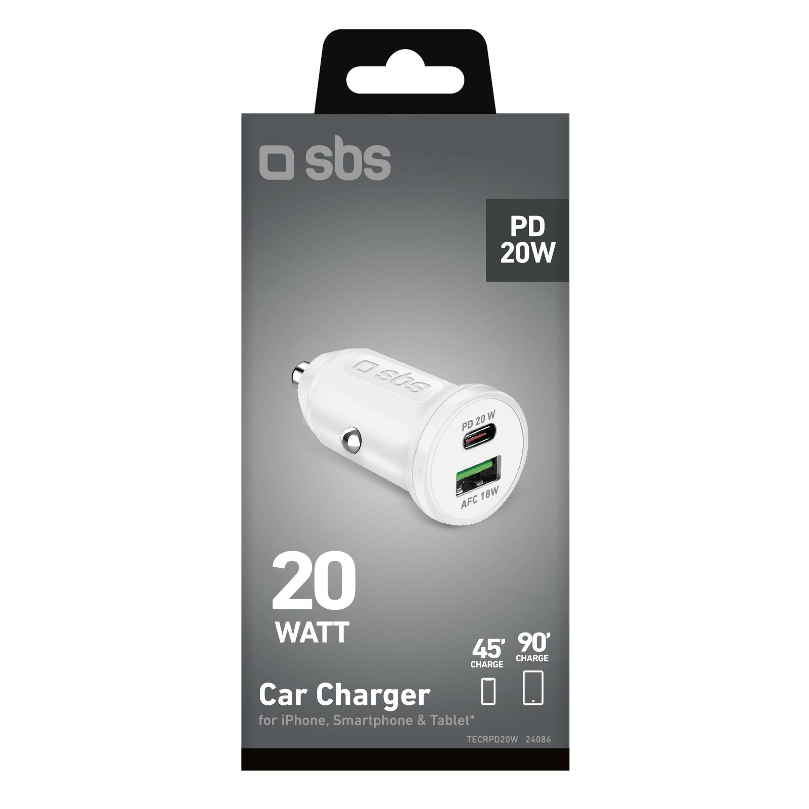 SBS TECRPD20W - Auto - ZigarettenanzünderLadegerät-1