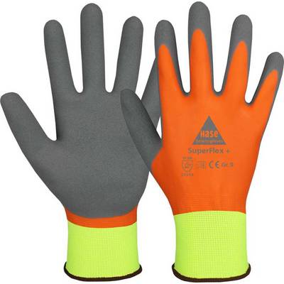 Montagehandschuh SuperFlex+ 508645-10 Größe 10 Farbe orange/grau Trägermaterial Polyester Gauge 13 Mat.-Stärke - mm Be-0