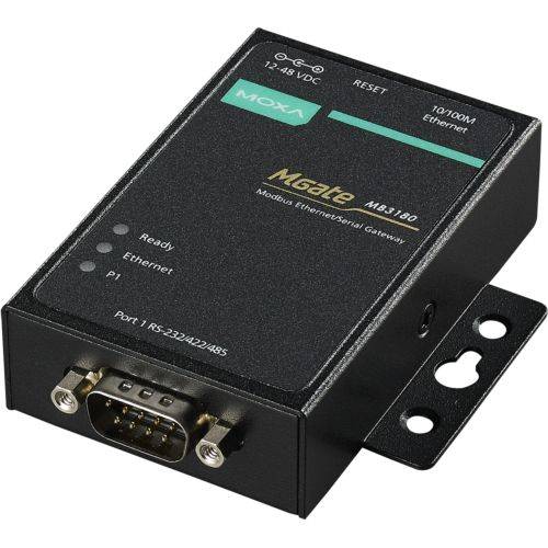 Standard Modbus-Gateway 1 Port - Der MGate MB3180 ist für die einfache Integration von Modbus-0