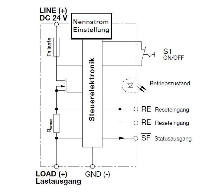 ESX10-S124-DC24V-1-10A ETA Elektronischer Sicherungsautomat-2