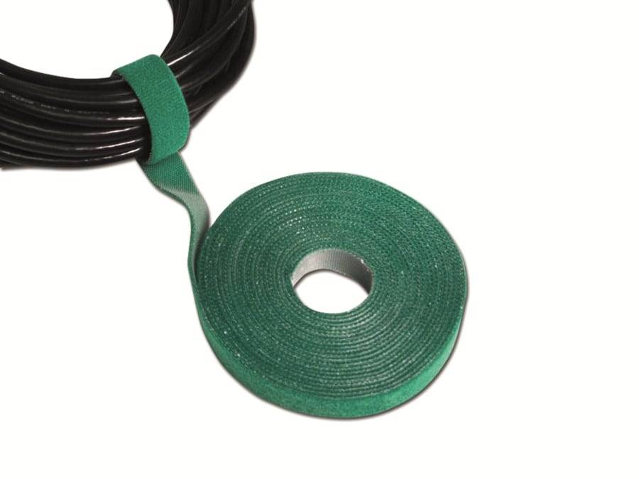 Symbolbild für LogiLink Kabelbinder aus Klettband, 4m, grün