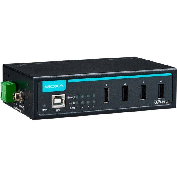 Industrie-USB-Hub 4 Ports (inklusive Adapter) UPort 404-0